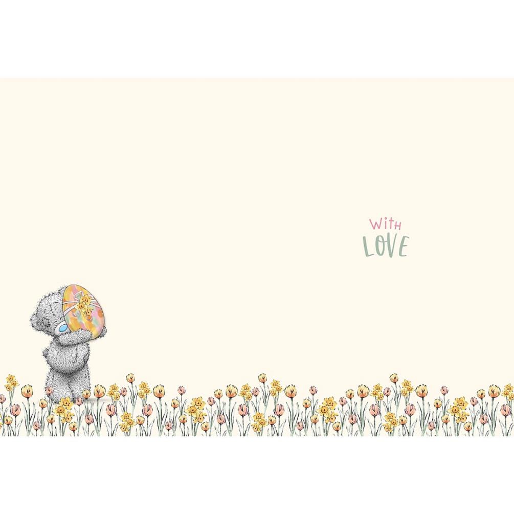 Balancing Egg Me to You Bear Easter Card Extra Image 1